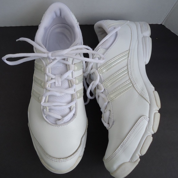 adidas Shoes Size 9 Adidas Womens White Leather Training Running
